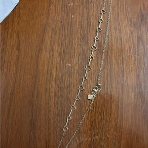 Kendra Scott Gold Heart Link Layered Necklace